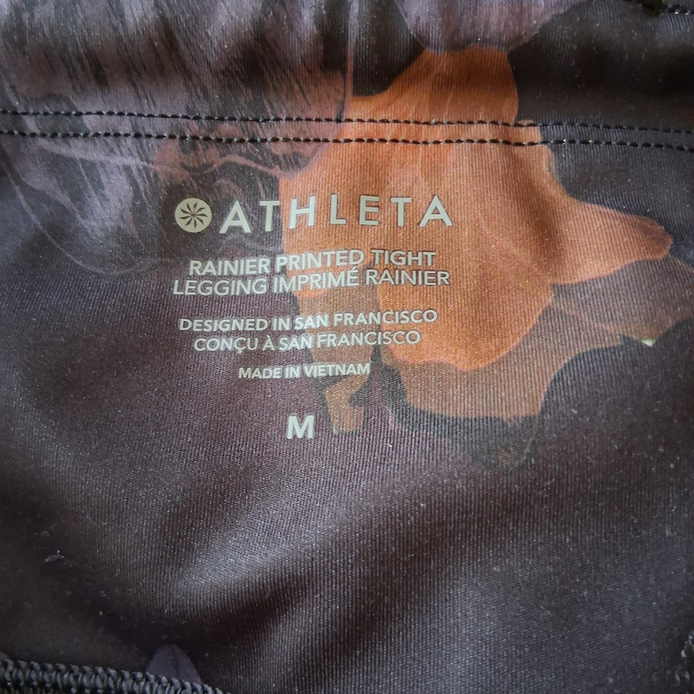 Athleta Rainer High-Rise Thermal Preformance Leggings Sz.M - Picture 9 of 14